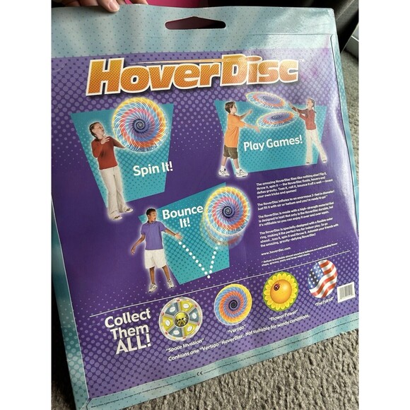 2003 HoverDisc Inflatable 3 Feet Wide Hover Disc Toy Floats & Defies Gravity New - Picture 5 of 6